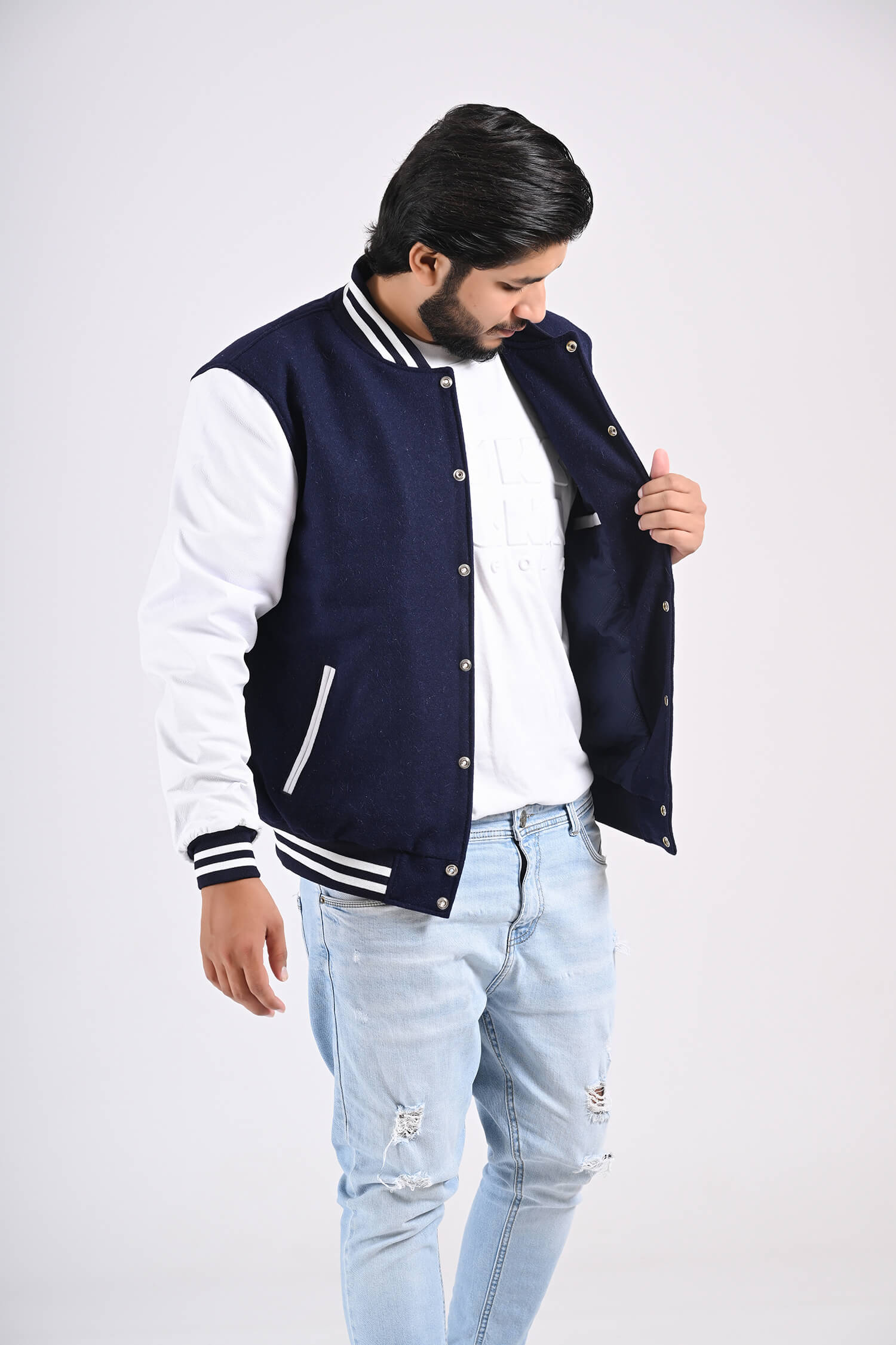 Faith Over Fear Men’s Varsity Jacket