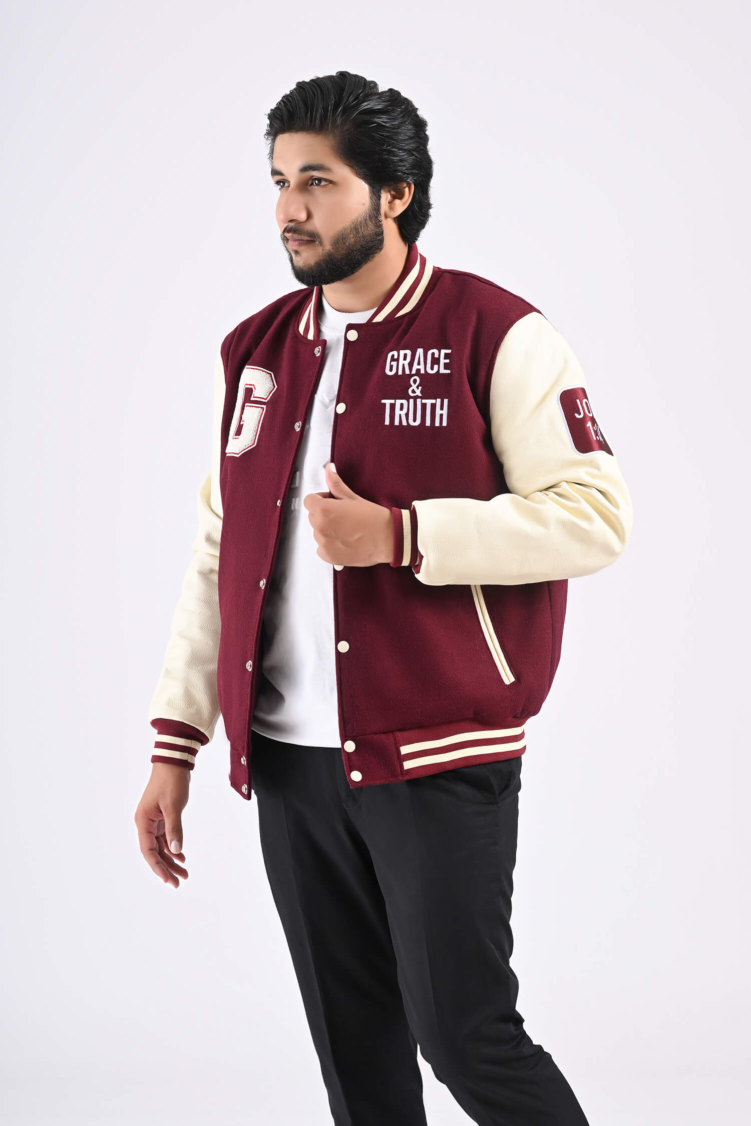Grace and Truth Men’s Varsity Jacket