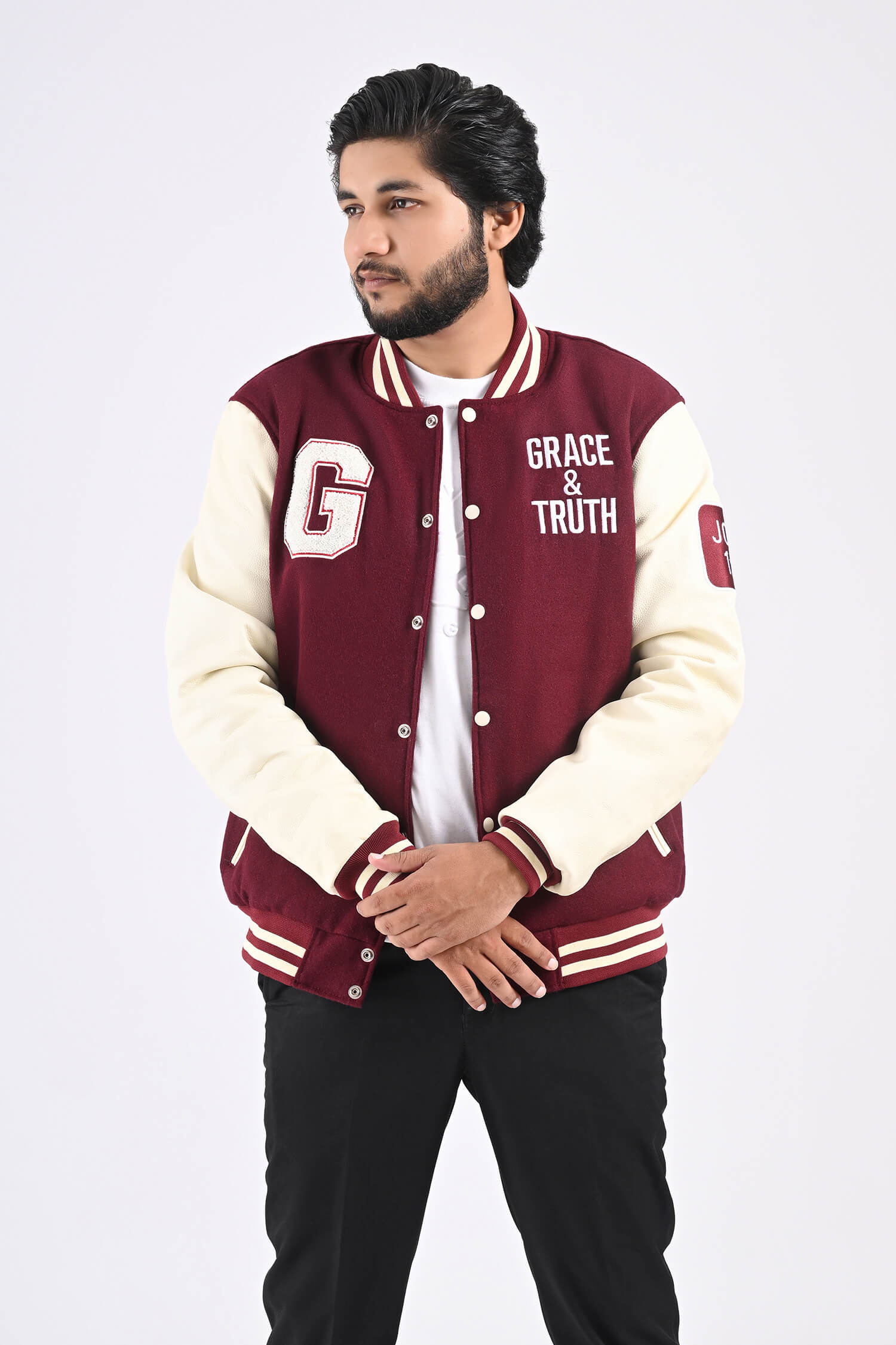 Grace and Truth Men’s Varsity Jacket