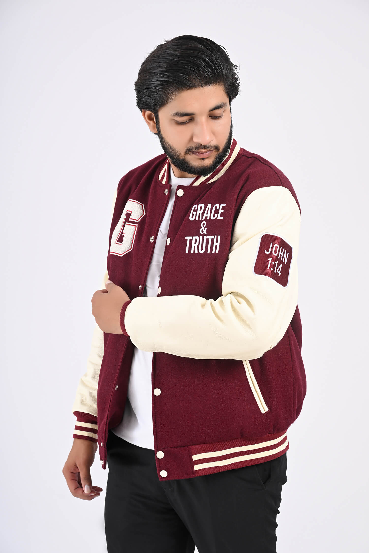 Grace and Truth Men’s Varsity Jacket