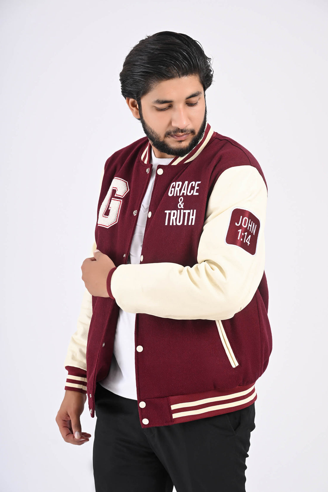 Grace and Truth Men’s Varsity Jacket