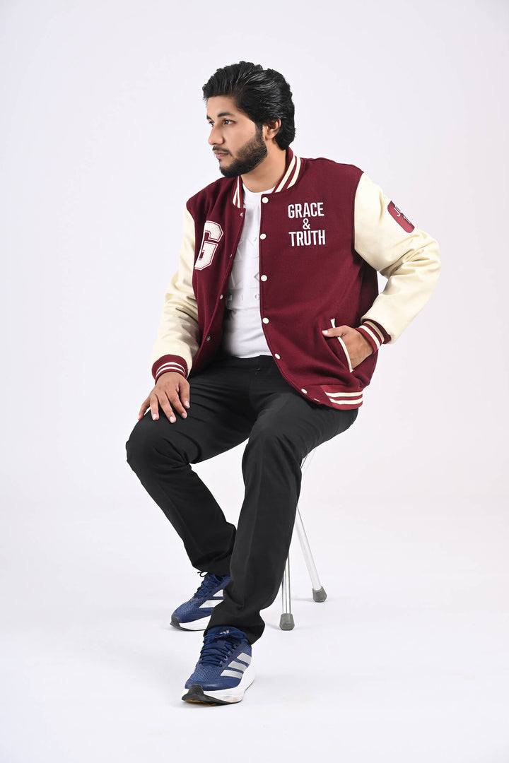 Grace and Truth Men’s Varsity Jacket