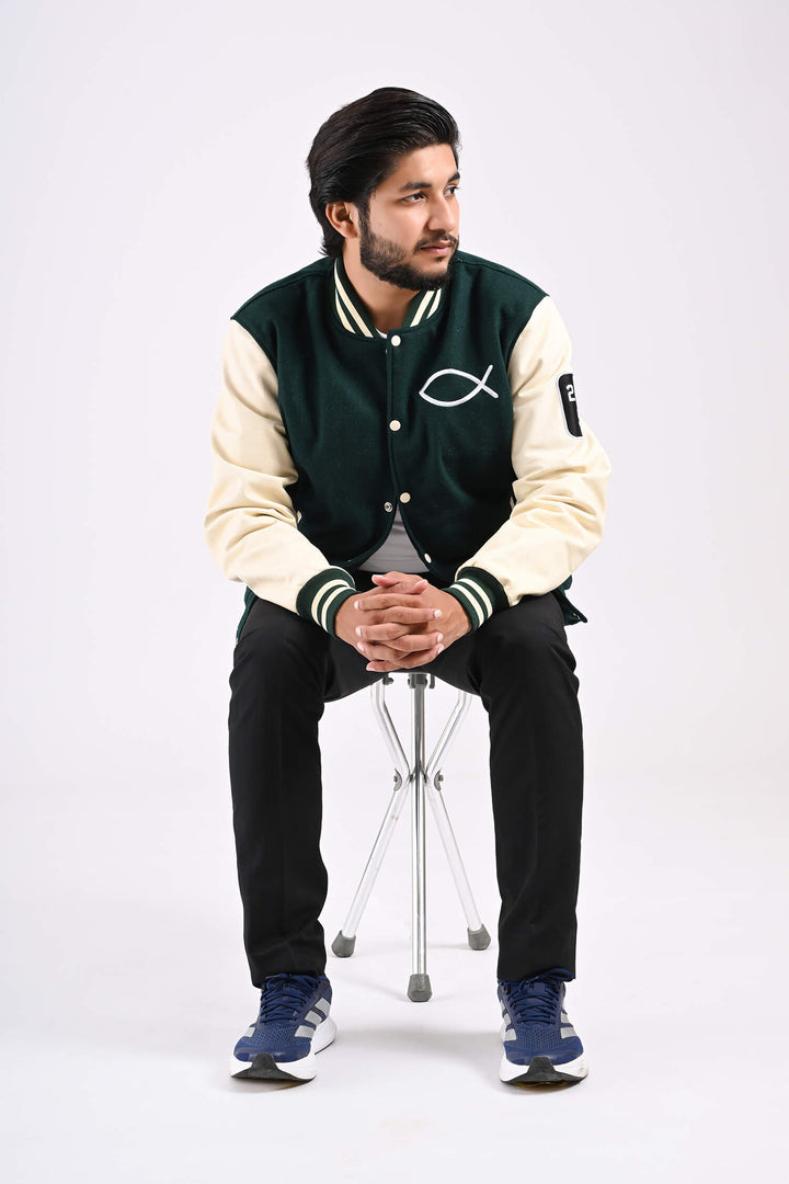 Walk By Faith Men’s Varsity Jacket