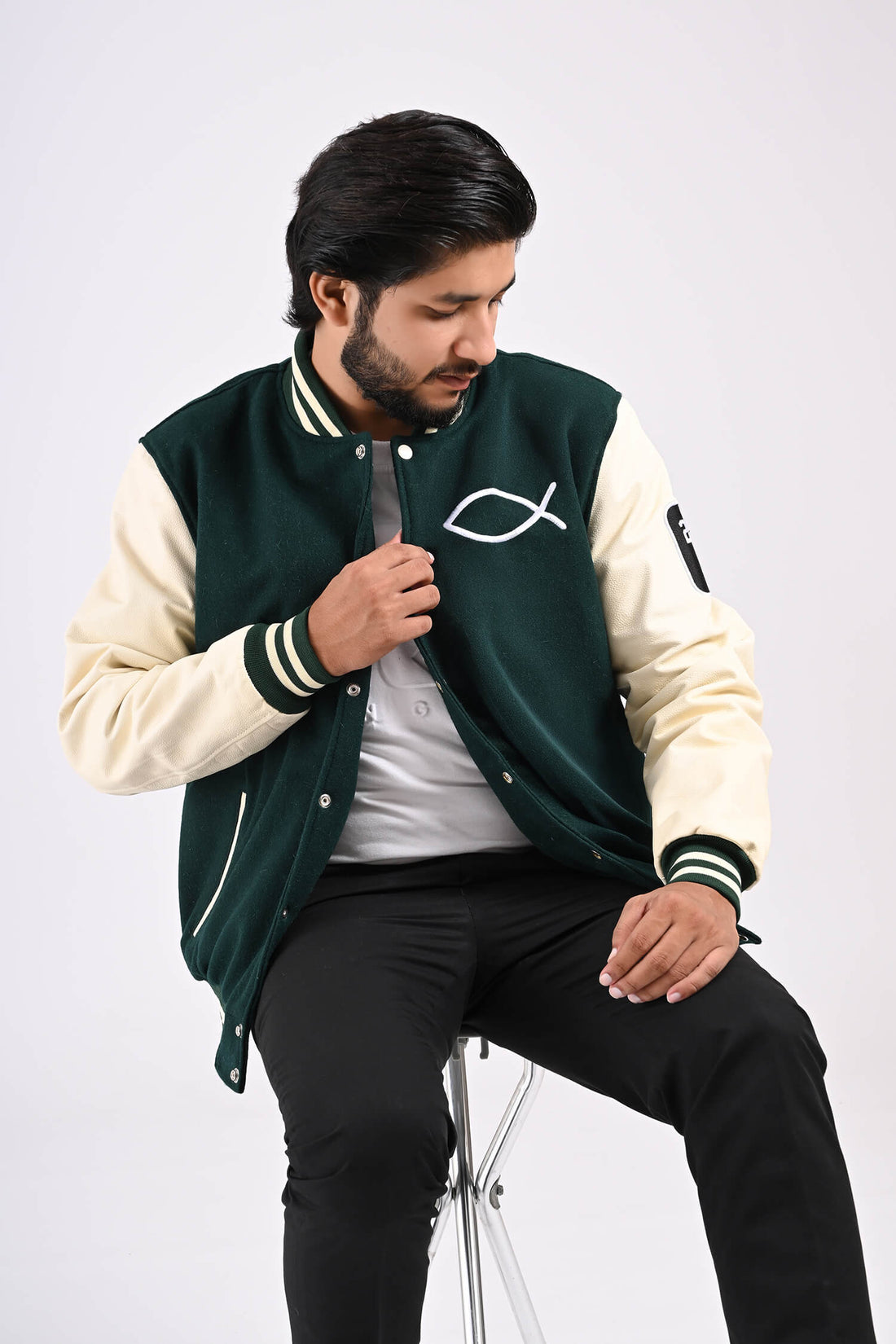 Walk By Faith Men’s Varsity Jacket