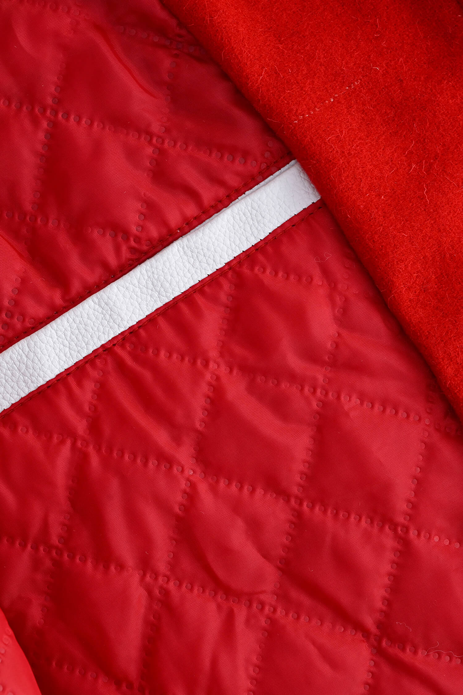 Lion of Judah Female Varsity Jacket (Red)