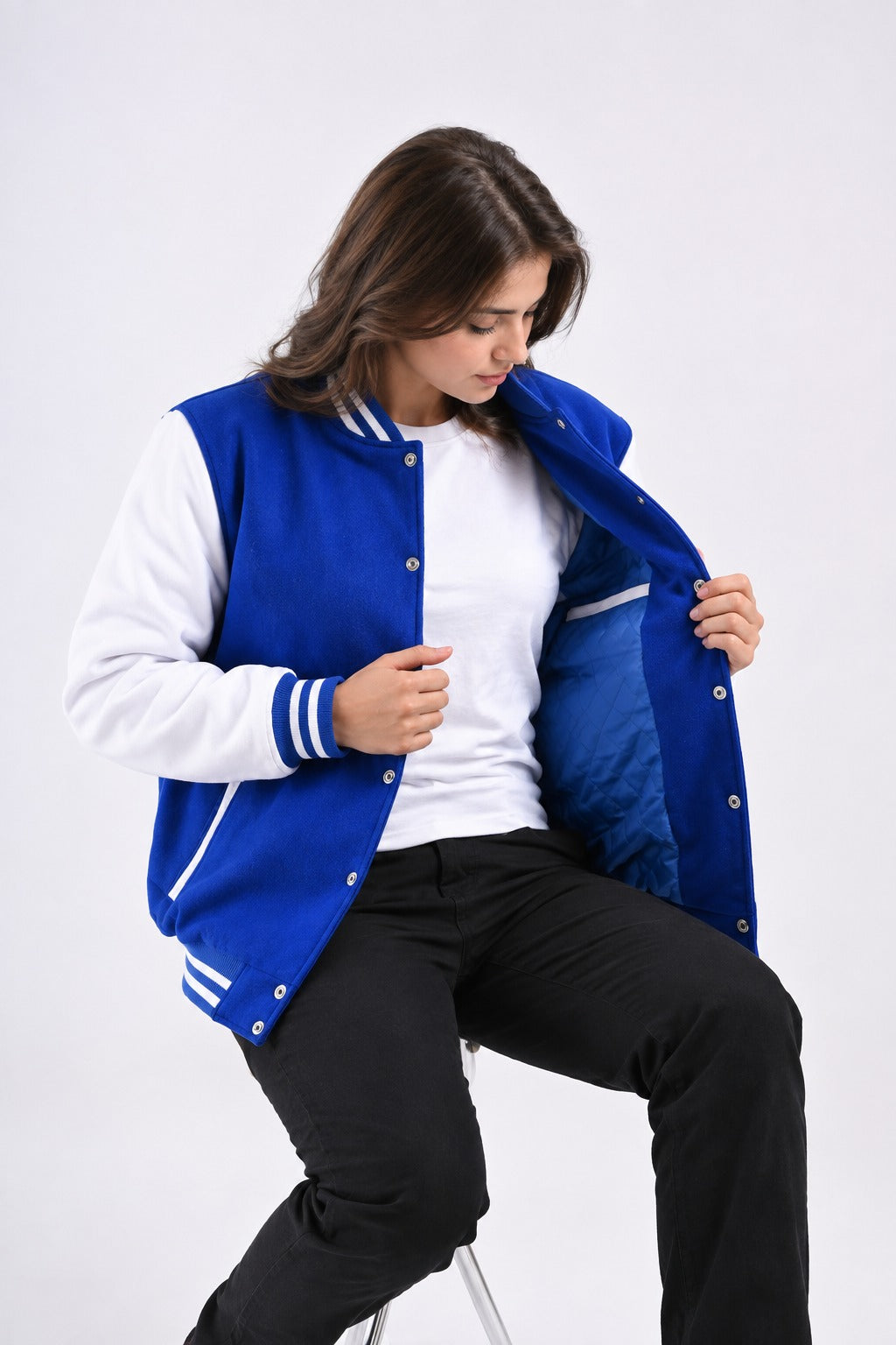 New Creation Female Varsity Jacket