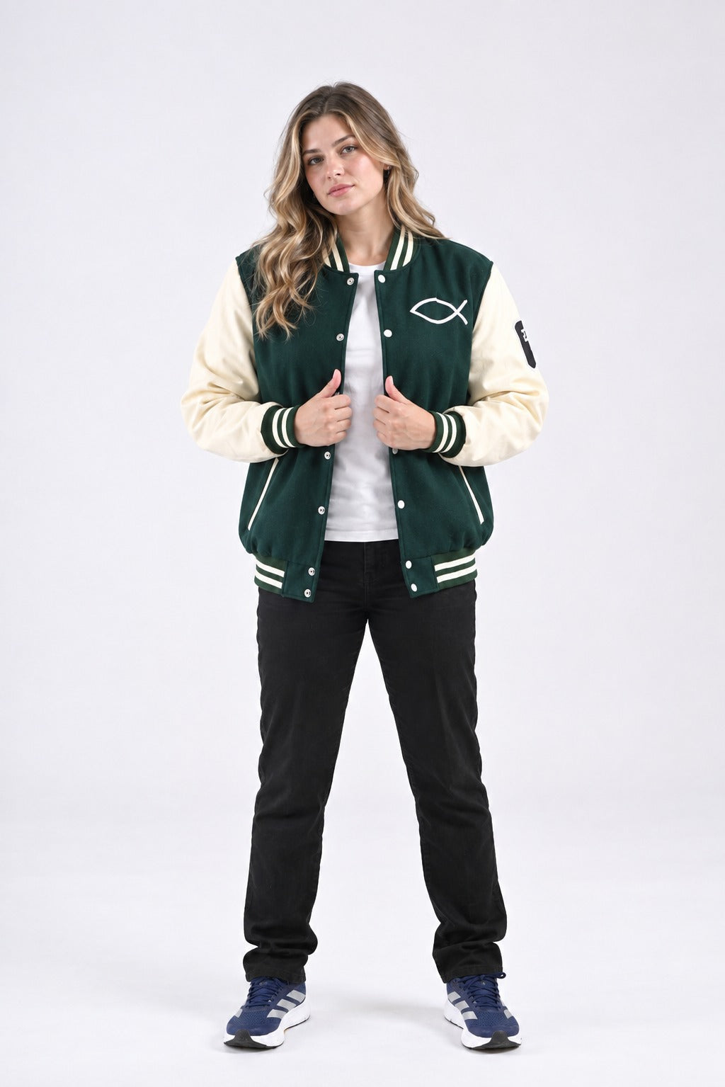 Walk By Faith Female Varsity Jacket