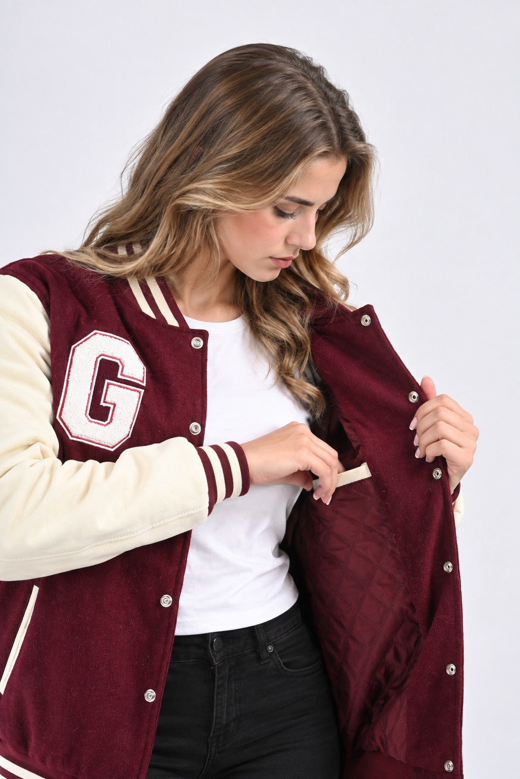 Grace and Truth Female Varsity Jacket