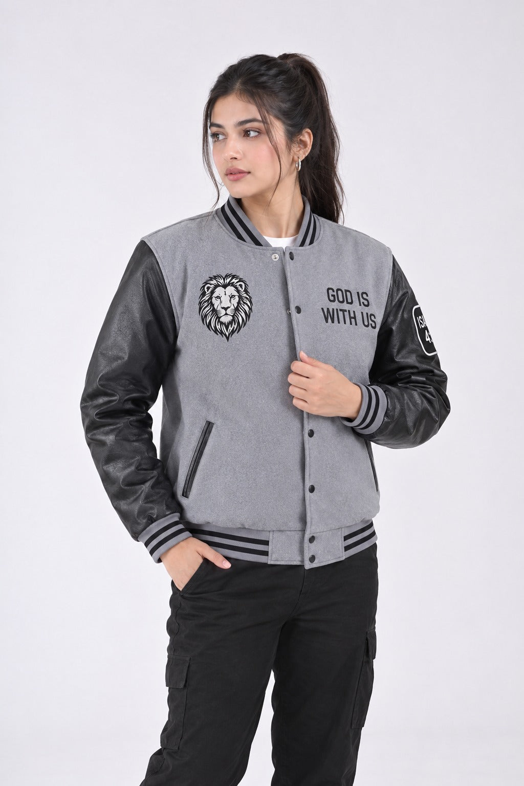 Lion of Judah Female Varsity Jacket